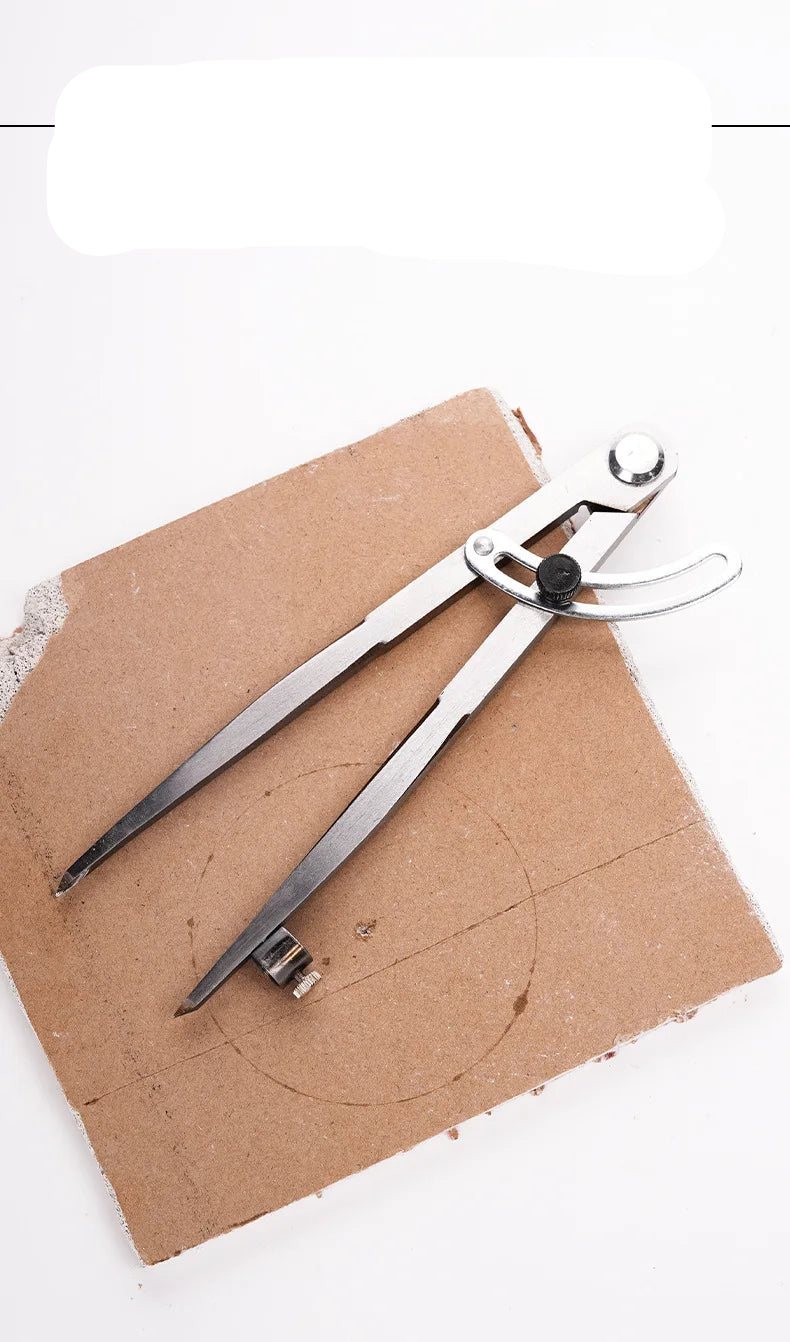 Compasso em aço inox para Marcação de Círculos. ideal para caldeireiros