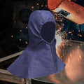 Capuz de Soldagem – À prova de vento, absorvente de suor e protetor; compatível com capacete de solda; lavável e confortável; com proteção para o pescoço.
