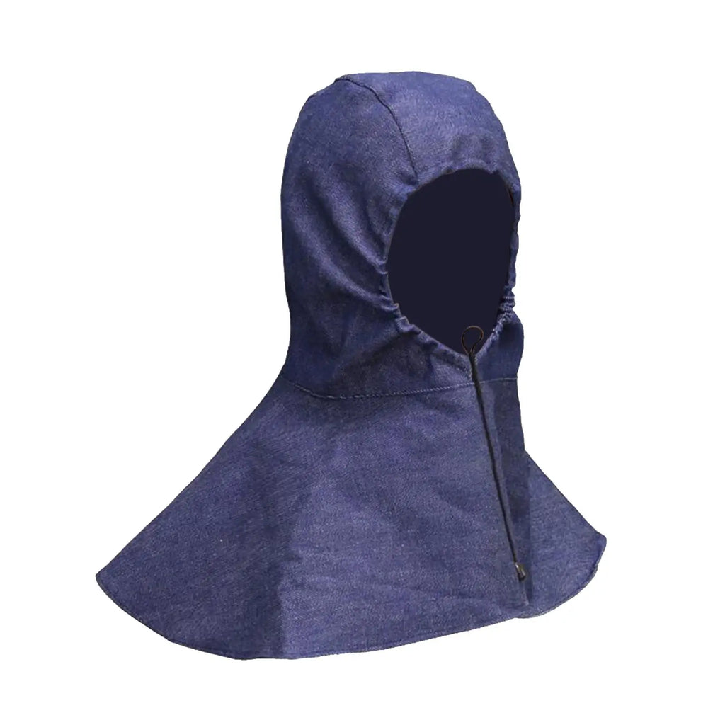 Capuz de Soldagem – À prova de vento, absorvente de suor e protetor; compatível com capacete de solda; lavável e confortável; com proteção para o pescoço.