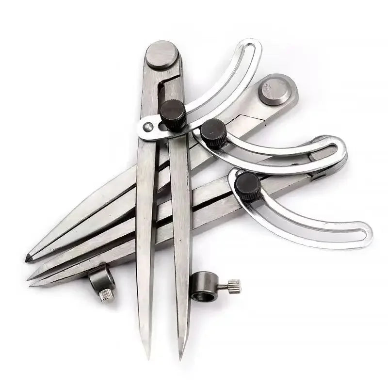 Compasso em aço inox para Marcação de Círculos. ideal para caldeireiros